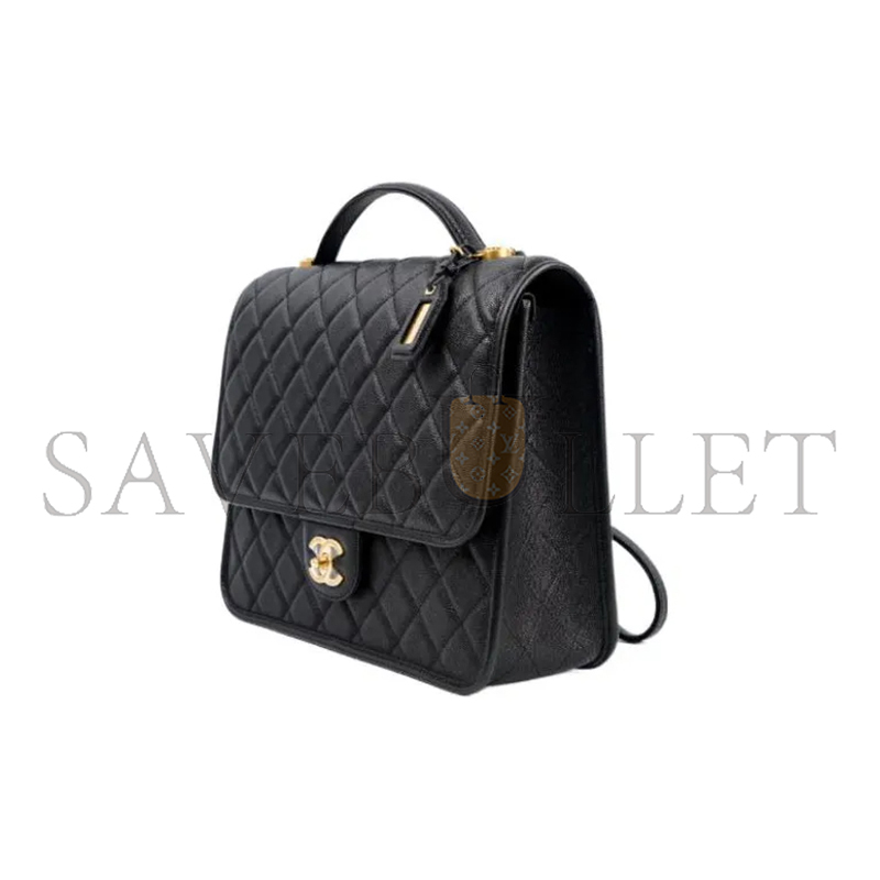 CHANEL MASTER 22K GRAINED CALFSKIN BACKPACK AS3662 (31*31*9cm)